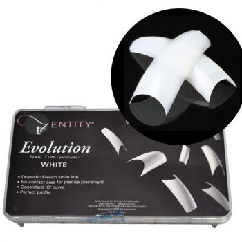 ENTITY EVOLUTION NAIL TIPS - WHITE - 200CT